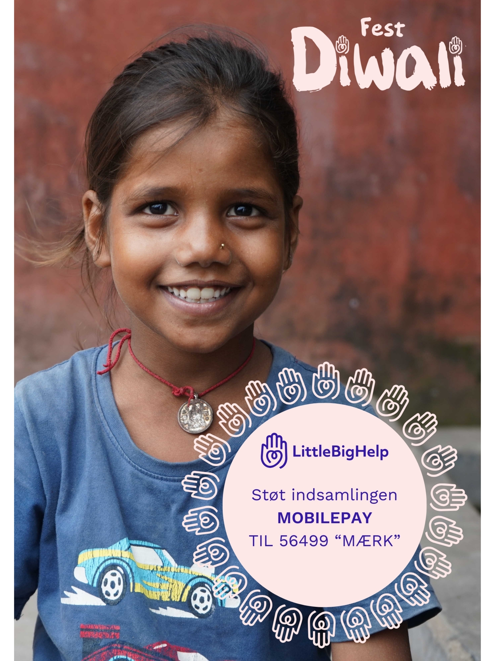 Støtteplakat til LittleBigHelps FestDiwali 2024
